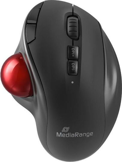 MediaRange MROS263 Mouse Ergonomic Wireless cu Trackball Negru