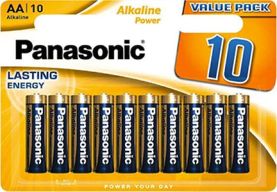 Panasonic Power Алкални Батерии AAA 1.5V 10бр