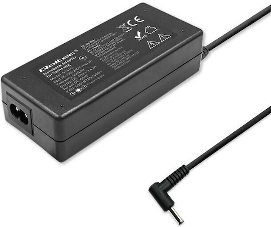 Qoltec Φορτιστής Laptop 65W 19V 3.42A για Samsung με Αποσπώμενο Καλώδιο Τροφοδοσίας