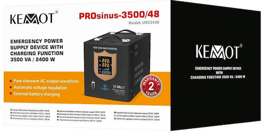 PROsinus-3500/48 Pure Sine Wave Inverter Power 2400W with Nominal Input Voltage 48V