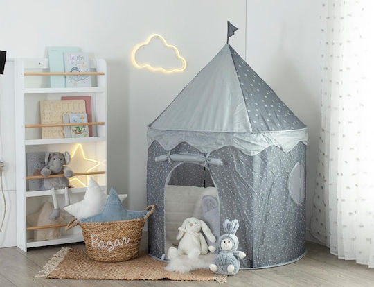 Kids Castle Play Tent Castle for 3+ years Gray