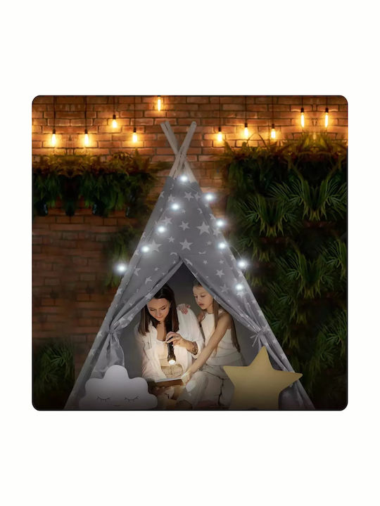 Nukido Indian Play Tent Gray for 3 Years and Up