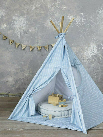 Nima Kids Indian Teepee Play Tent Kest Light Blue