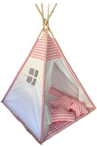 Baby Adventure Kids Indian Teepee Play Tent Wave for 3+ years Pink