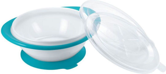 Nuk Baby Food Bowl Easy Learning made of Plastic White White / Blue