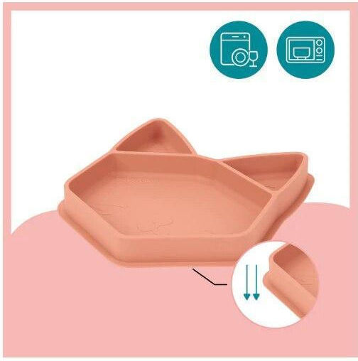 Babymoov Baby Food Plate made of Silicone Orange