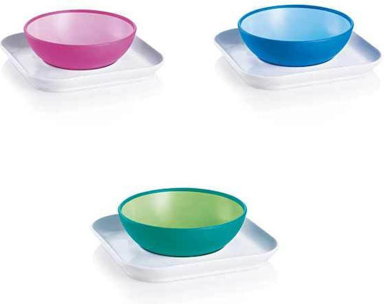 Mam Baby's Bowl & Plate Pink, 6m+