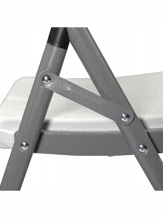 Scaun de exterior Plastic Gri 54x46x86cm