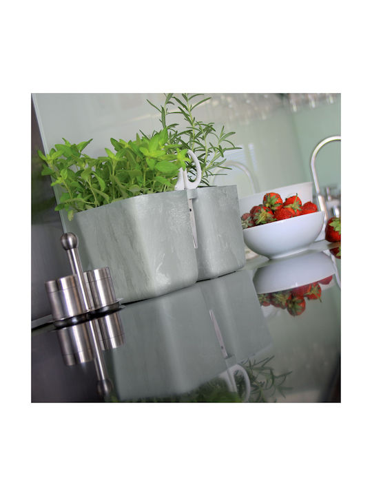 Marhome Twins Cube P Саксия Пластмаса 24.4x11x12см.