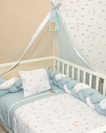 Baby Oliver Bettumrandungen Geflochten Innerhalb Mint 20x190cm