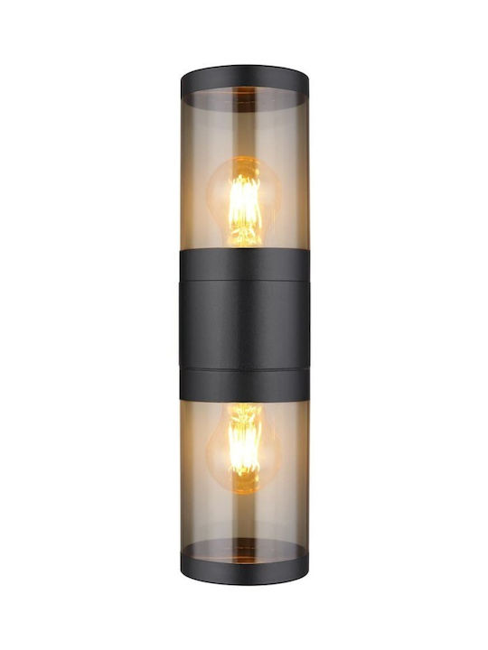 Globo Lighting Επιτοίχιο Εξωτερικό Σποτ E27 IP44 10.2x38εκ.