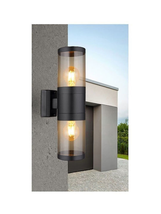 Globo Lighting Επιτοίχιο Εξωτερικό Σποτ E27 IP44 10.2x38εκ.