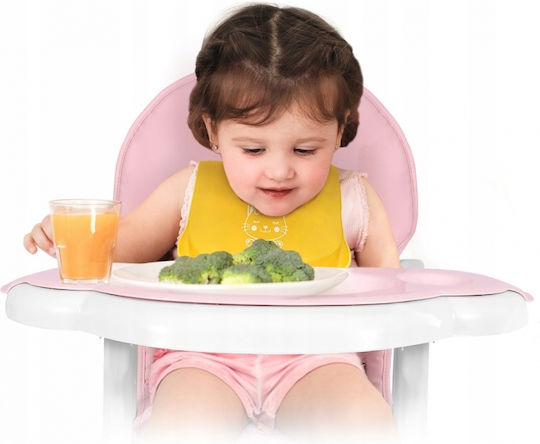 Ricokids Hochstuhl-Tablett in Rosa Farbe
