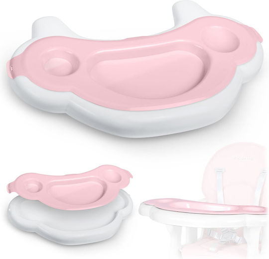Ricokids Hochstuhl-Tablett in Rosa Farbe