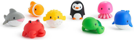 Munchkin Squirtin' Ocean Friends Water Faces for 9++ Months 8pcs