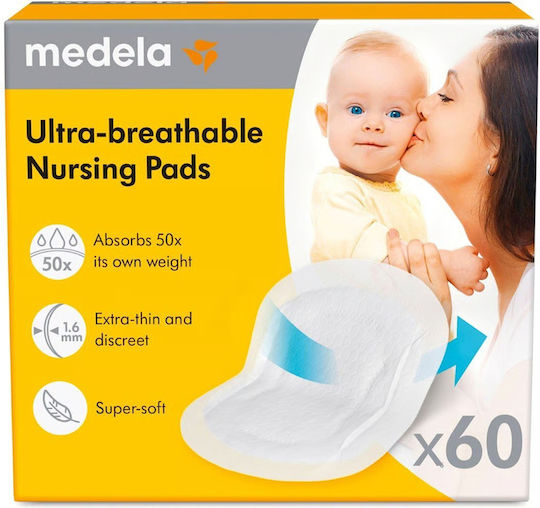 Medela Safe & Dry Breast Pads 60pcs