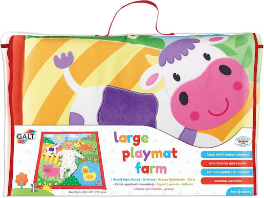 Galt Toys Covoraș De Joacă Mare - Fermă Covoraș De Joacă Pentru Nou-Născuți