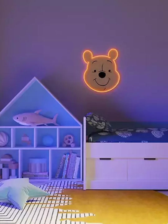 Yellowpop Illuminated Decorative Disney Winnie Face Wall Light #ypdi-win-fac