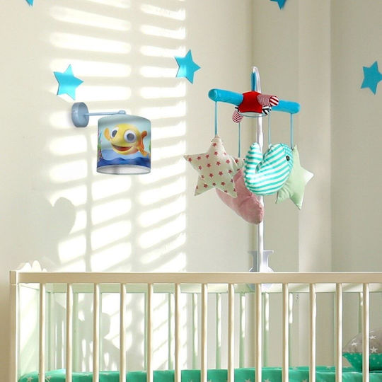Kinder Wandleuchte Metallisch Milagro Fish