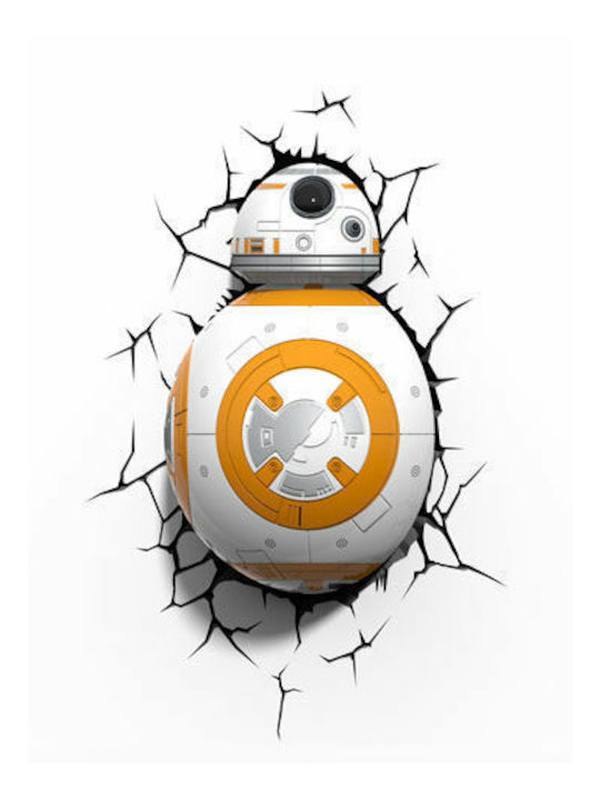 3DLightFX Детска стенна лампа LED Пластмаса Star Wars