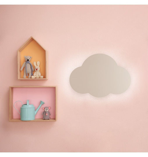 TK Lighting Детска стенна лампа Металик