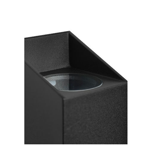 Nordlux Square 22 Lumină de exterior montată pe perete GU10 IP54 Dublu Fascicul 8x9.5x23.5εκ.