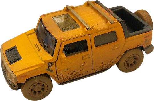 Goki Hummer H2 Sut (2006) Αυτοκινητάκι Hummer H2 SUT (2006 - Κίτρινο 1:40 Pull Back για 3+ Ετών
