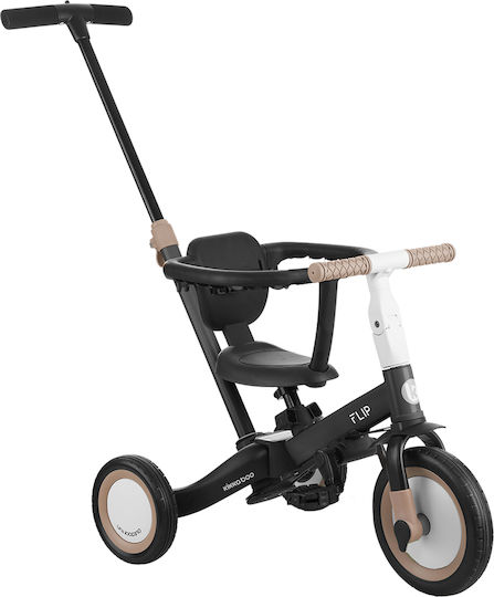 Kikka Boo Flip Convertible with Parental Handle 3 in 1 for 1-5 Years Black