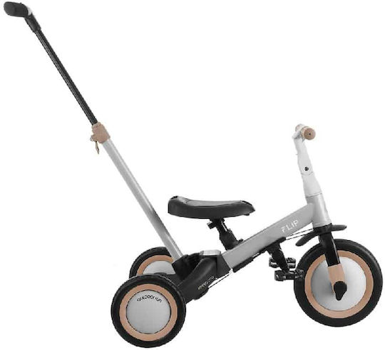 Kikka Boo Flip Convertible with Parental Handle 3 in 1 for 1-5 Years Gray