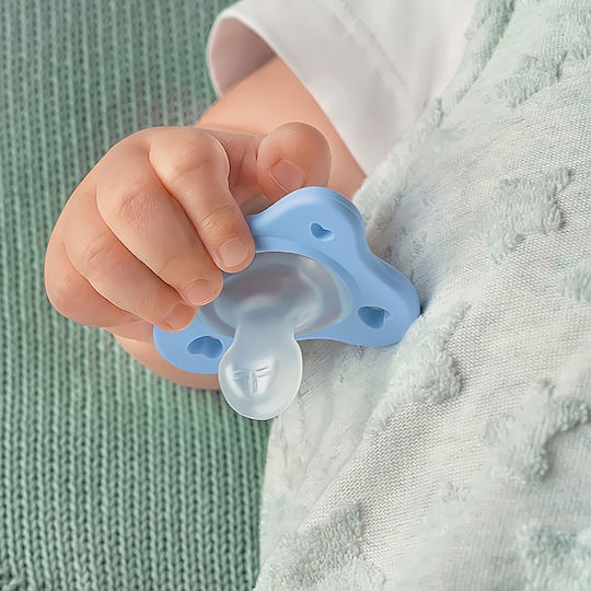 Chicco Physioforma Πιπίλα Σιλικόνης Blue/Green για 16-36 μηνών