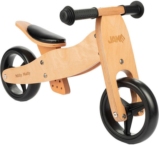 Milly Mally Jake Für 18-36 Monate Beiges Kinderdreirad mit Elterngriff