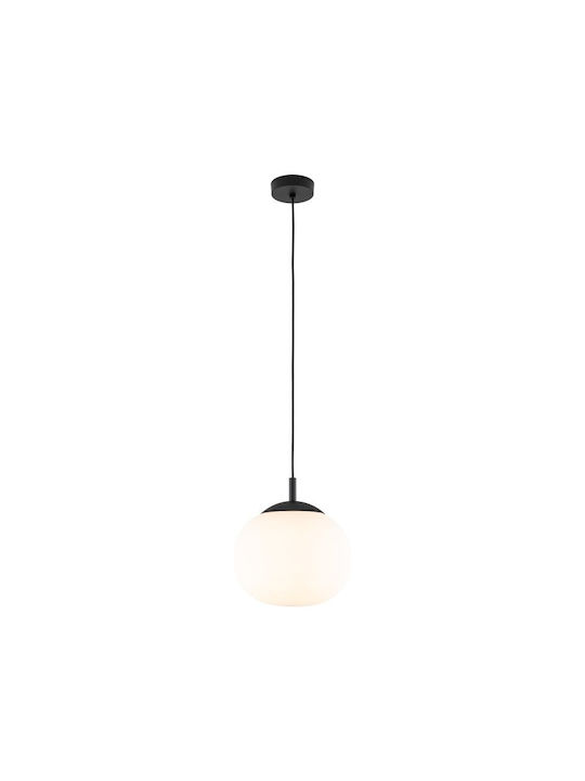 TK Lighting Висящо Осветително Тяло Черен с Цокъл E27 25x25см.