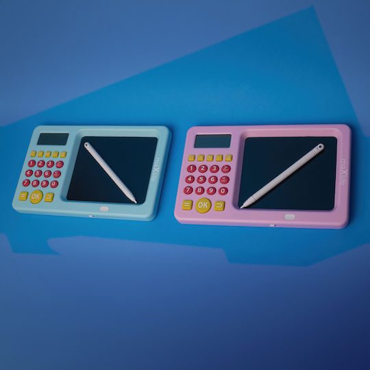 Maxlife Elektronisches Notizbuch mit Taschenrechner Tafel Pink