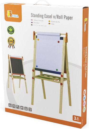 Viga Toys Πίνακας Μαγνητικός / Μαρκαδόρου Διπλής Όψης Επιδαπέδιος 56110εκ.