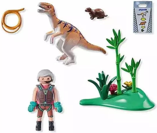 Playmobil Dinos Explorer & Velociraptor for 4-10 years old