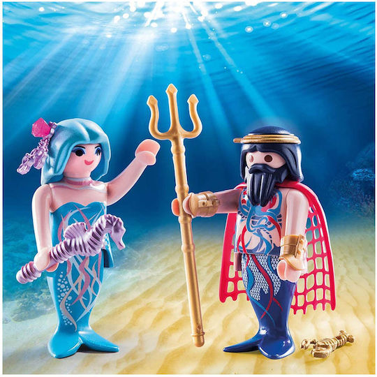 Playmobil Двойна опаковка Sea King and Mermaid за 4+ години години