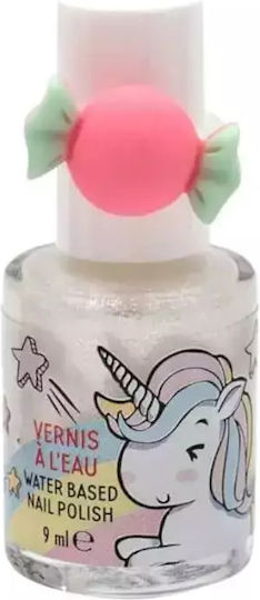 Unicorn Water Nail Polish With Glitter Παιδικό Mανό Λευκό