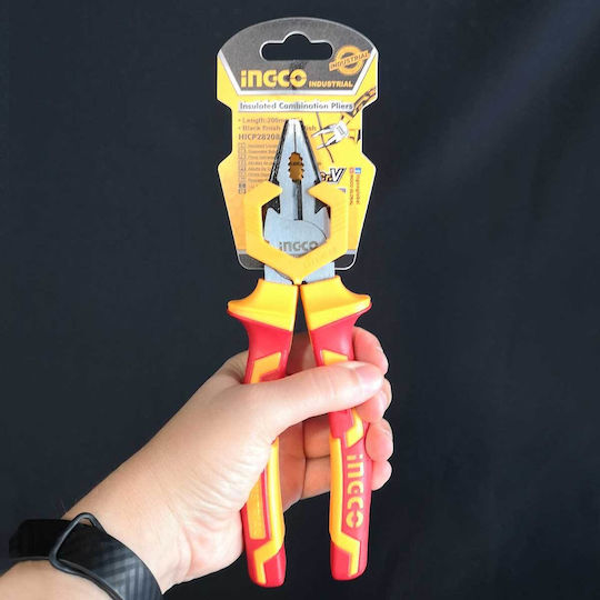 Ingco Plier Straight Electrician Length 200mm