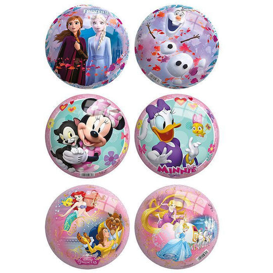 Μπάλα 23cm Minnie-peppa Pig-πριγκίπισσες John Hellas 50866 50302 50307 12 Τεμάχια