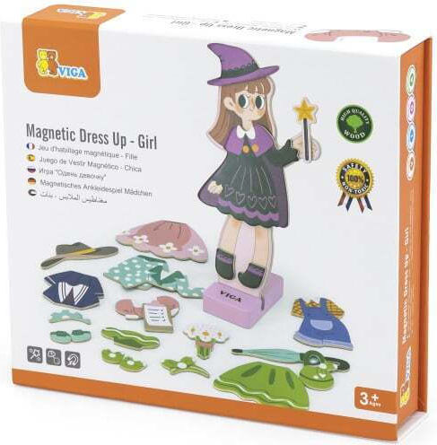 Viga Toys Magnetic Construction Toy Dress Up