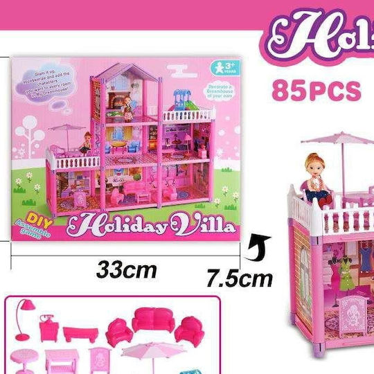 Zita Toys Plastic Dollhouse