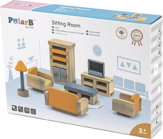 Viga Toys Holzpuppenhaus