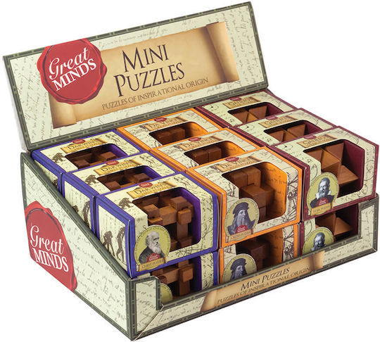 Professor Puzzle Da Vinci's Mini Puzzle Star Παζλ από Ξύλο για 6+ Ετών