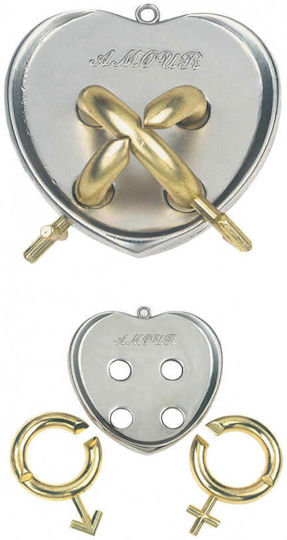 Hanayama Huzzle Cast Amour Γρίφος από Μέταλλο για 8+ Ετών 515082