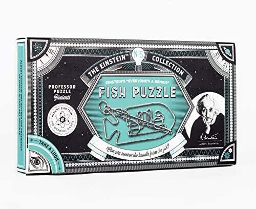Professor Puzzle Einstein Παζλ από Μέταλλο για 8+ Ετών
