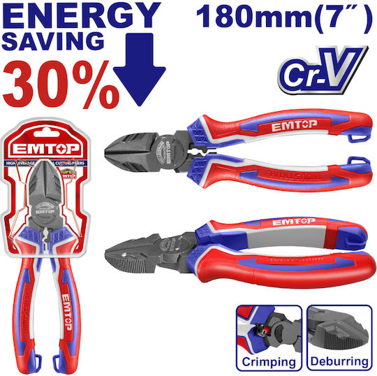 Emtop Πλαγιοκόφτης Μήκους 180mm