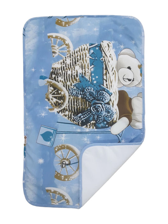 Beboulino Dreams Waterproof Changing Pad Blue 50x80cm.