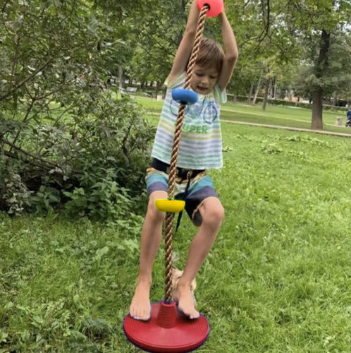 Hanging Swing Disk Multicolour