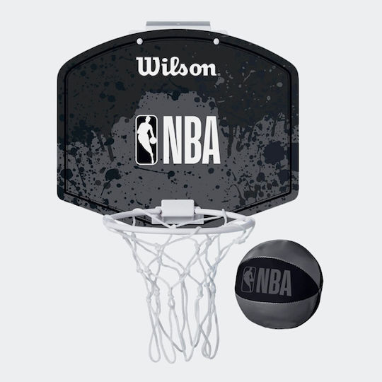 Wilson Indoor Over Door Basketball Hoop with Ball NBA Brooklyn Nets