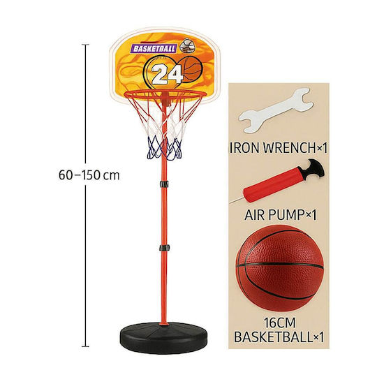 Outdoor Basketball Hoop with Stand & Ball